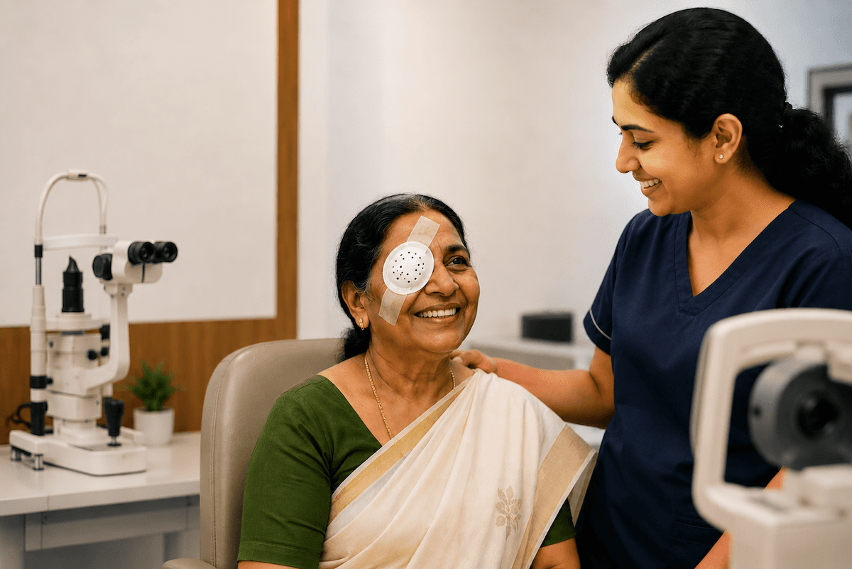 Cataract care. Post-operative care at Roshan Eye Care