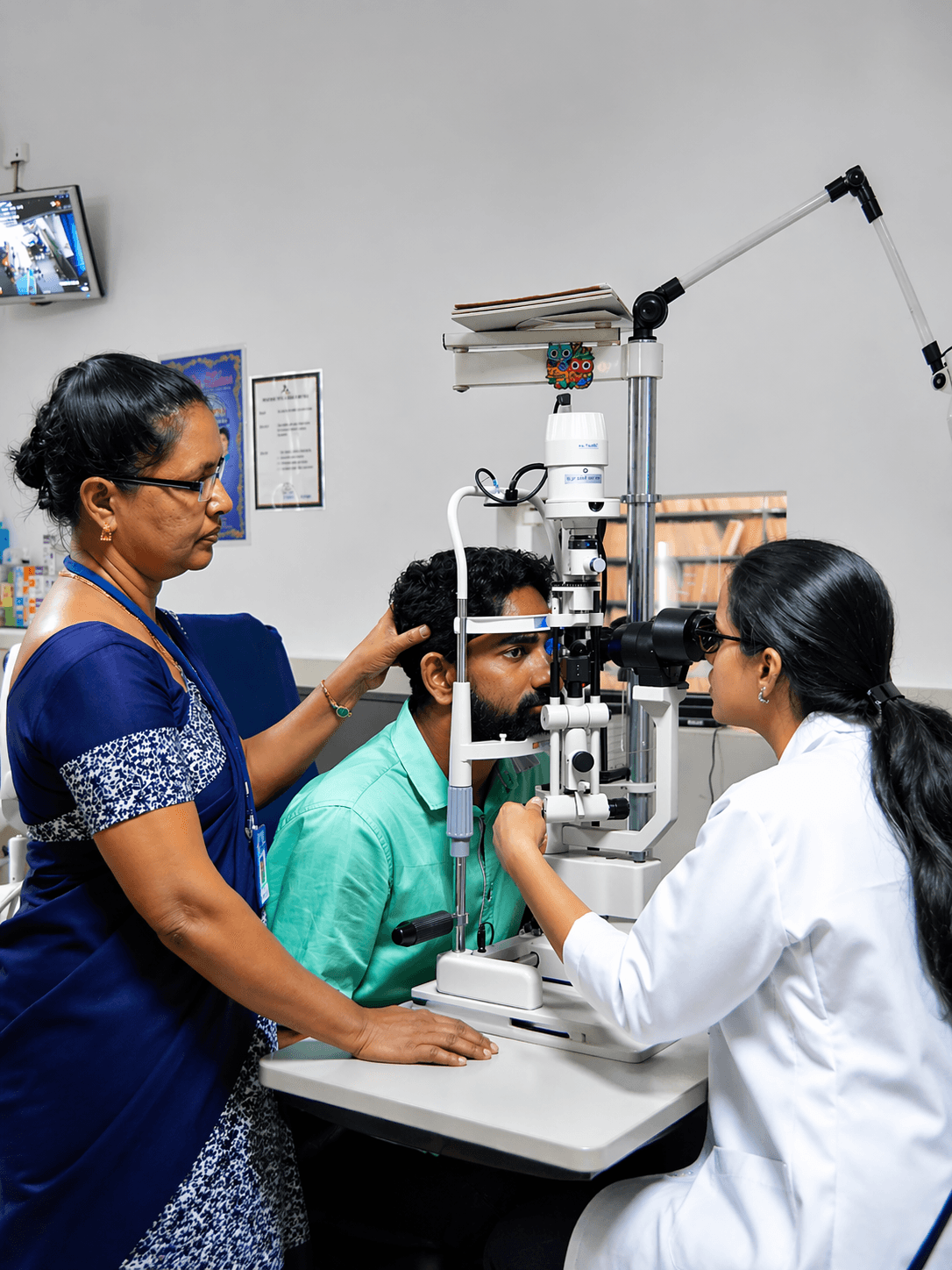 Care across every stage of life. Consultation, diagnostics, and treatment photography